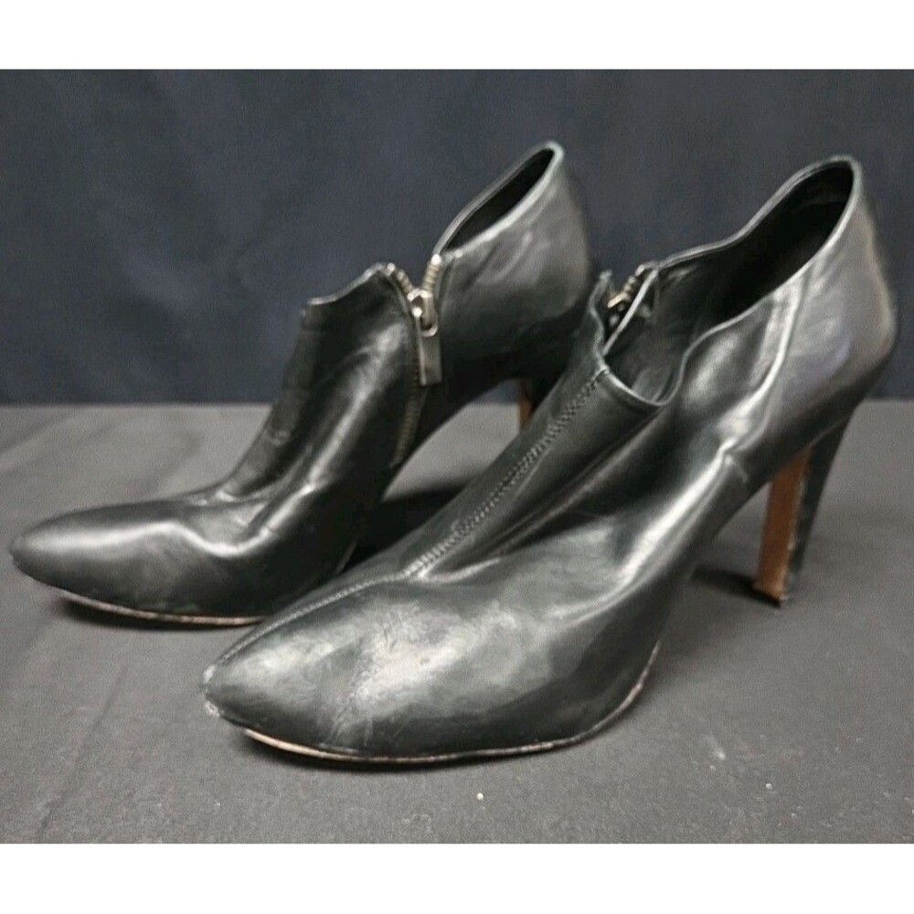 Classiques Entier Womens Ankle Boots US 9.5 EU 39.5 Soft Black Leather Heels